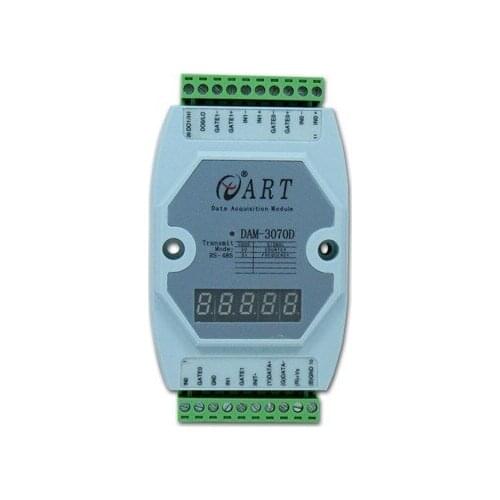 2-channel 100KHz frequency/counter input module 32-bit with Programmable digital filter, rs485 adam din rail, free express