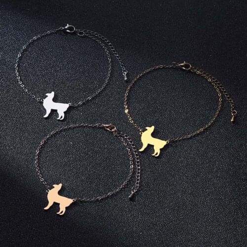 2021Chandler Bracelet Minimal Llama Alpaca Shaped Silhouette Pendant Necklace Handmade Animal Jewelry