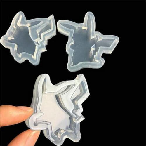3pcs Kawaii Animal Pet Silicone Mold DIY Charms Handmade Epoxy Resin Jewellery Fillings Pendant Mould Accessory Craft