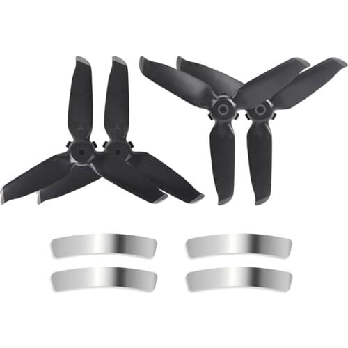 4PCS Propeller for DJI FPV Combo Drone Accessory Fens Props Wing Quick Release Cover Protective Kit with Stickers
