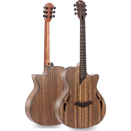 40 inch Acoustic Guitar 6 Strings Walnut Folk Guitarra for Music Enthusiast Hand Made Professional Musical Instruments AGT313