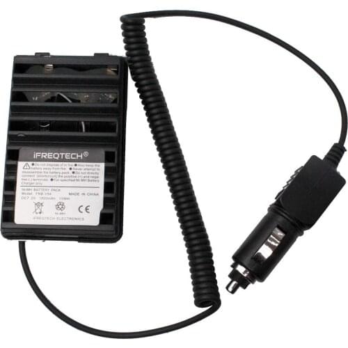 FNB-83 FNB-V94 FNB-64 Car Charger Battery Eliminator for Yaesu/Vertex Standard VX-110 VX-120 VX-150 VX-160 VX-170 FT-60R FT-270R
