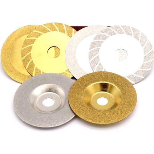 Jade polishing cutting disc 100mm Electroplated Diamond Grinding Slicing Cutting Saw Blade jewelry cutter tools
