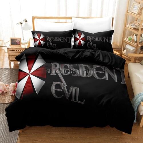Design Umbrella Bedding Set Bedroom Decor Gifts Black Duvet Comforter Quilts Cover 2/3 Pieces Bedspread with Pillowcases