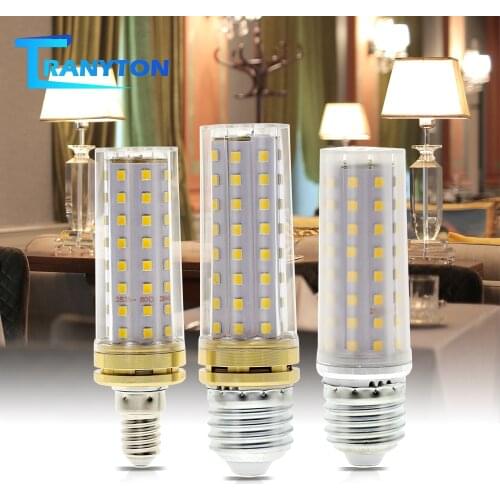 E27 E14 LED Corn Bulb 110V 120V LED Lamp 9W 80LEDs 18W 129LEDs High Brightness Energy Saving Candle Light Bulbs for Chandelier