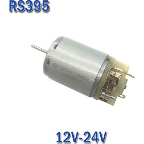 Compensated carbon brush DC motor RS395PA-1895 6V 12V 24V 29mm small motor