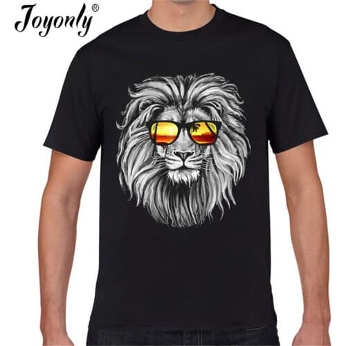 Joyonly 2020 Summer New Children Clothing Kids T Shirts Baby Clothes Boys Girls T-Shirt Animal Lion Tree 3D Tees Tops 4-11 Years