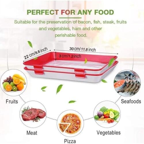 Food Preservation Tray Food Fresh Keeping Fresh Spacer Organizer Food Preservate Refrigerator Food Storage Kitchen Accessories