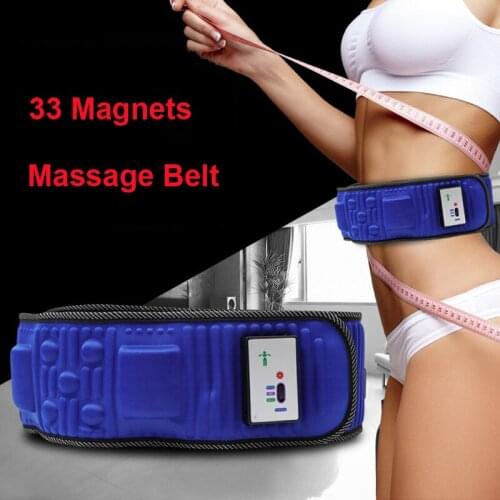 33 Magnets Slimming Belt Shape Body Shaper Massager Vibration Tummy Fitness Lose Weight Fat Burner Anti Cellulite Far Infrared