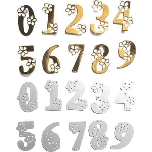 Metal Cutting Dies Flower Number Alphabet Frame Dies Scrapbooking Background Stamps Craft Die Cut New 2020 Party Card Making