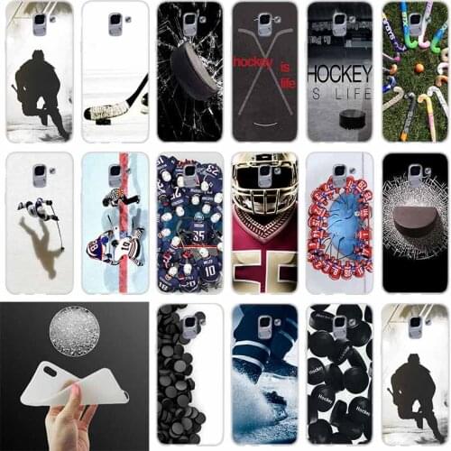Soft silicone Phone case Cover air hockey FOR Coque Samsung Galaxy J6 J4 J8 J7 2018 Plus J3 J5 J7 Prime Pro 2017 2016 Casse