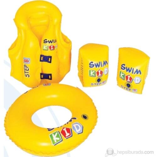 Swimming baby Accessories Safety Safety Inflatable 3-Piece Swimming Set Life vest Swimming Chest, Bagel, Arm SleeveFast Shipping