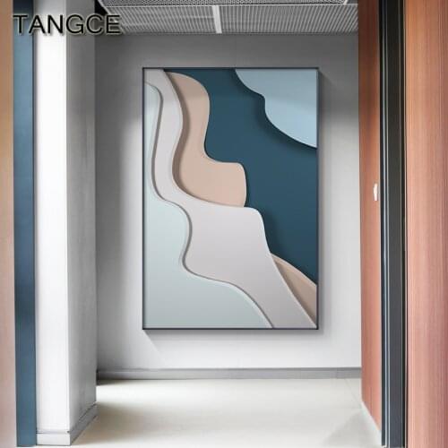 3d Pattern Wall Posters Abstract Canvas Art Paintings Nordic Poster and Print Modern Wall Pictures Living Room Decor Wall Art