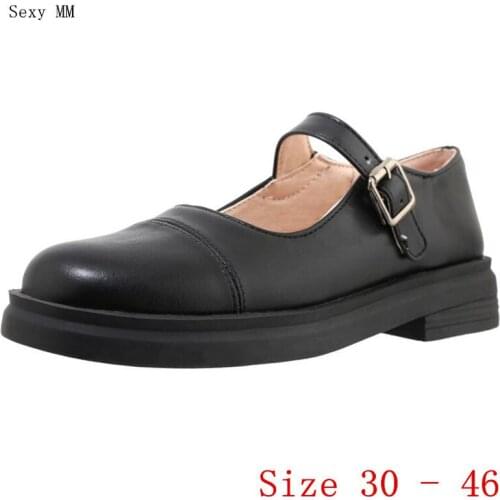 Slip On Shoes Loafers Girl Oxfords Flats Women Flat Shoes Soft Comfortable Shoes Woman Small Plus Size 30 - 46