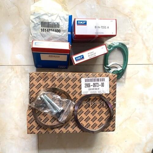 Free shipping genuine air end rebuidling overhaul kit 2906097300(2906-0973-00) for AC GA90-160 screw air compressor