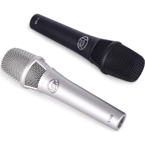 Original ISK S105 Professional Handheld Microphone With Mic Cable, For Live Broadcast/Karaoke/Stage Performance/Studio Recording