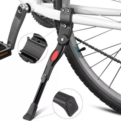 Aluminum Alloy Bicycle Kickstand Adjustable Footrest for Bicycle MTB Road Bike Kick Stand Biycle Parking Rack Support Foot Brace