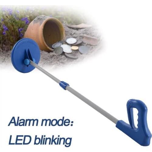 New Handheld Metal Detector Professional Underground Gold Silver Jewelry Seeker Metal Finder with Sound Alarm Light Indication