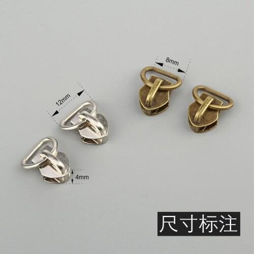 No. 5 d-type Zipper Sliders Metal zipper tent sleeping clothes Down Jackets bag luggage zipper Garment accessories 20pcs LL17