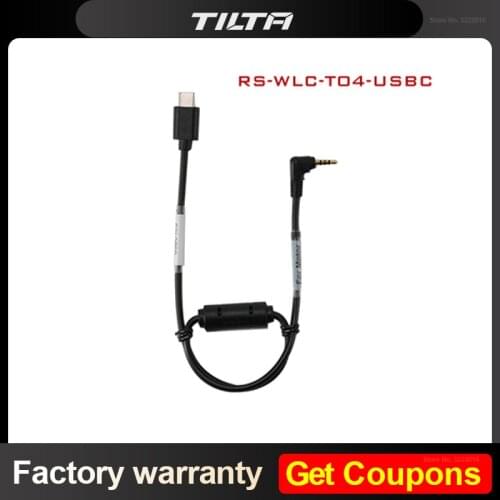 Tilta Record Cable for Follow Focus Motor Wireless Nucleus N Nano for Canon R5/R6 BMPCC 4k/6K Nikon Z6/Z7 Camera RS-WLC-T04-USBC