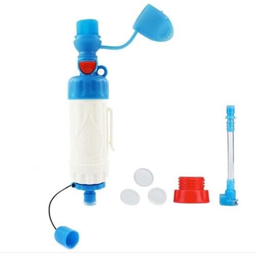 Outdoor Sports Tactical Water Purifier for Survival Field Portable Drinking Tool for Camping Hiking and Climbing