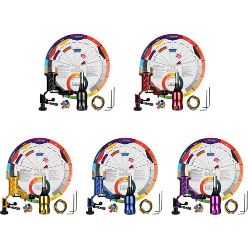 Rotary Tattoo Motor Machine Color Wheel Mixing Guide Tattoo Tool Set