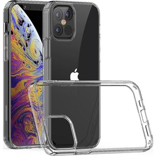 High Quality Slim Soft TPU Transparent Phone Back Cover For iPhone 12 Mini/12/12 Pro MAX 11 SE 2020 XS MAX XR 8 7 6S Clear Funda