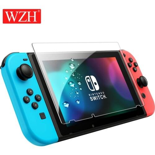 WZH Full Screen Protector For Nintendo Switch Clear Protective Tempered Glass For Nintend Switch Lite Glass Film Protection
