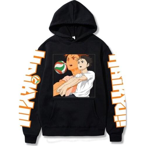 Women Haikyuu Hoodies Casual Harajuku Printed Hoodie Autumn Winter Female Hoodies Men Long Sleeve Clothing