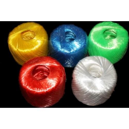 150/350 Grams Of Colorful New Material Plastic Strapping Packaging rope Tearing Film With Grass Ball Rope Tie Rope