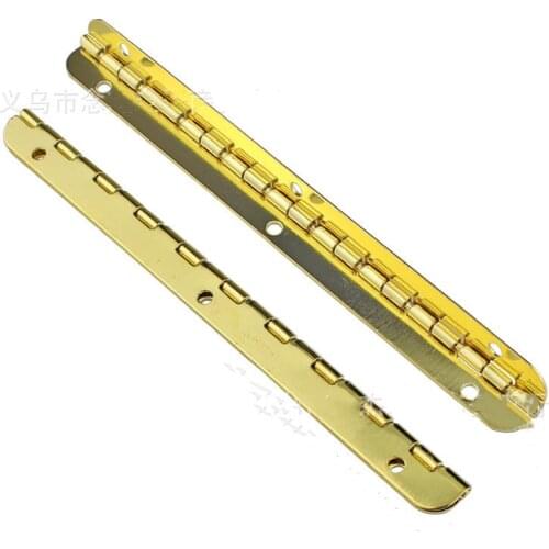 2pcs Long Metal Hinges Furniture Cabinet Wooden Gift Box Toolbox Antique Decorative fittings Foldable iron hinge 115mm long