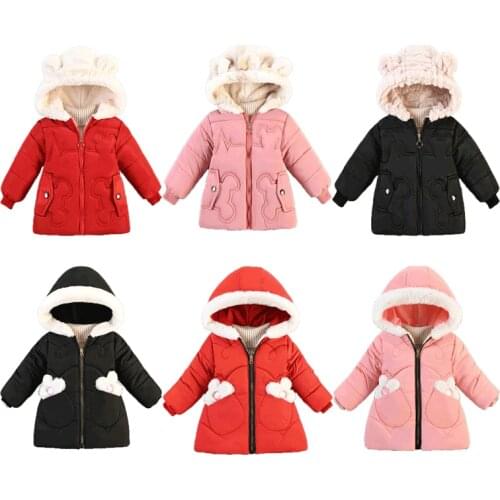 2021Winter Girls Warm Cotton Clothes Winter Girls Thicken Waistcoat Kids Outerwear Children Teens Cotton Jackets Clothing