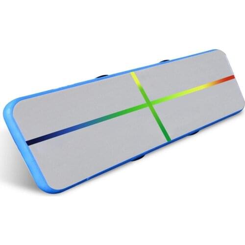4x1x0.1M Inflatable Tumble Air Track air mat for Gymnastics airtrack Training/Home Use/Cheerleading/Yoga/Water with Pump
