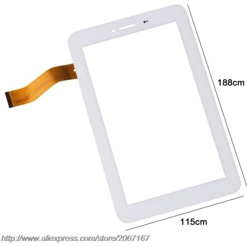 White 7 inch Touch Screen for Freelander PX1 PX2 04-0700-0808 V1 TE-0700-0030 Newman M78 F7 F76 3G Glass Digitizer Sensor