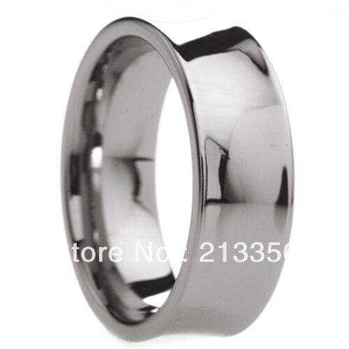 FREE SHIPPING!USA WHOLESALES CHEAP PRICE BRAZIL RUSSIA CANADA UK HOT SELLING 7MM CONCAVED POLISHED MENS TUNGSTEN WEDDING RING