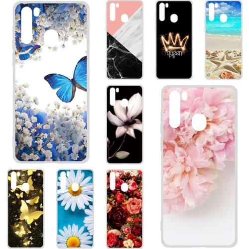 Phone Case For Blackview A80 Pro Case Silicon Floral DIY Painted Protective Bumper Coque Blackview A80Pro 6.49 inch Cover Hoesje