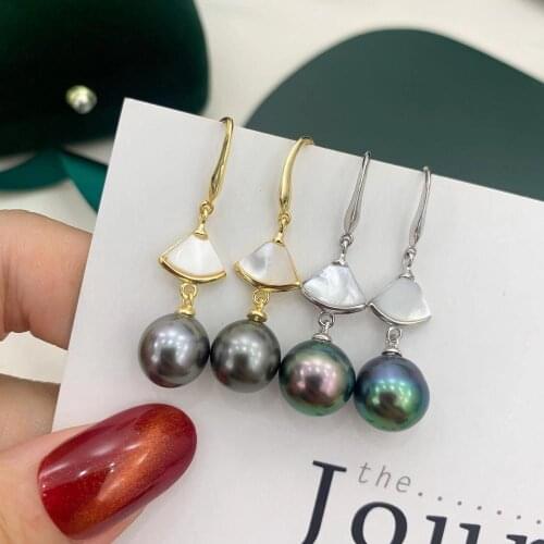 DIY Hot Mounts 925 Sterling Silver Earrings Findings Settings Base Mountings Parts for Coral Pearls Agate Crystal Stones Jade