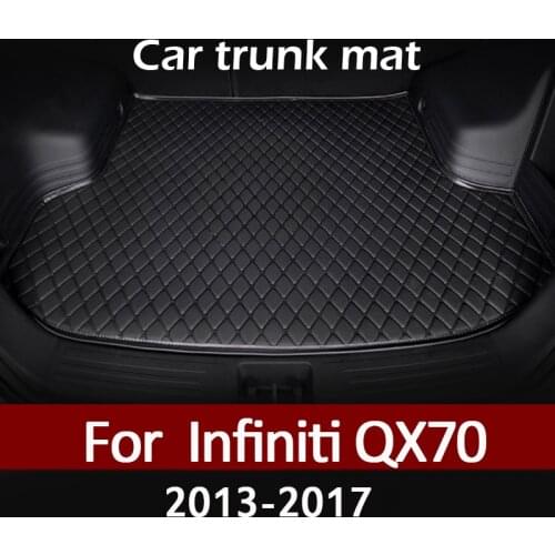 MIDOON Car trunk mat for Infiniti QX70 2013 2014 2015 2016 2017 cargo liner carpet interior accessories cover