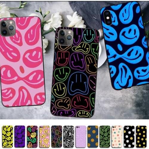 MaiYaCa Smile face printed Phone Case for iPhone 11 12 pro XS MAX 8 7 6 6S Plus X 5S SE 2020 XR cover