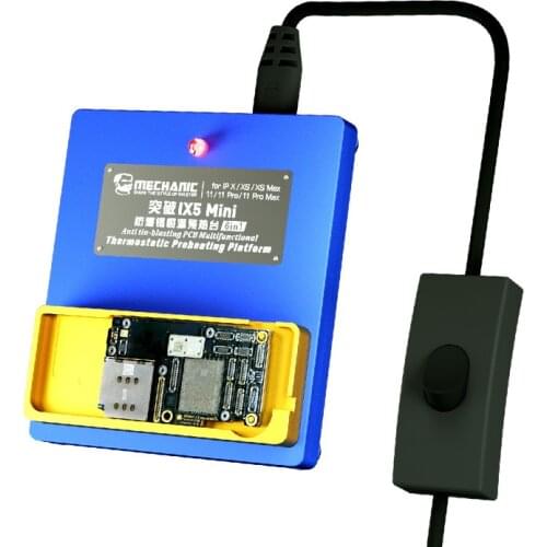 MECHANIC IX5 Mini Preheating Station for X XS XSMAX 11 11Pro 11Promax Motherboard Layering Preheater Logic Board Rework Platform