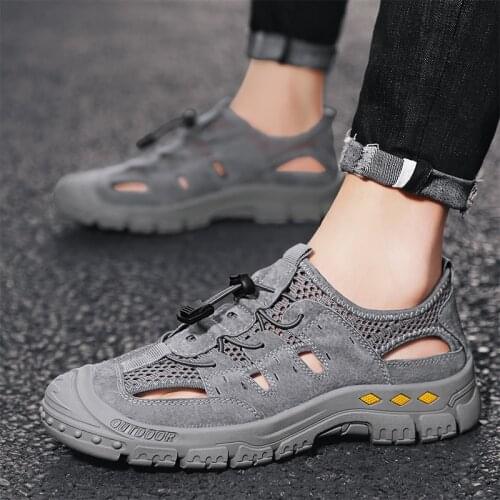 Summer sandals men shoes 2021 outdoor breathable Comfortable sandal male sandalias hiking chaussure high quality sandals men