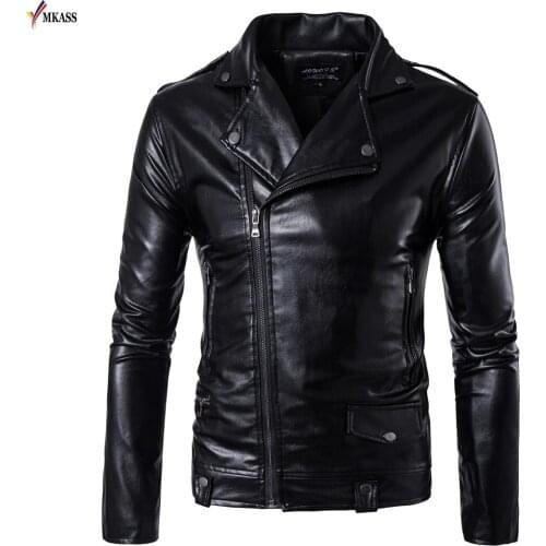 New Warm Mens Leather Jackets Motorcycle Leather Jacket For Men Faux Leather Coats Turn Down Collar PU Jackets Overcoats 5XL
