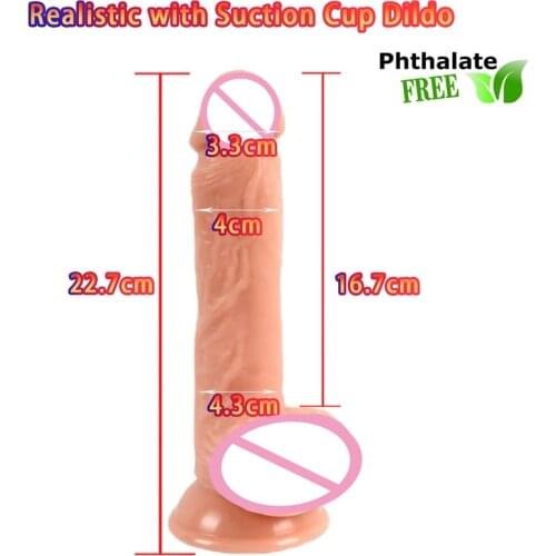 Realistic Dildo With Suction Cup Huge Dildo Anal Sex Toys for Woman Men Couples Big Penis Butt Plug Erotic Toy Sex Shop
