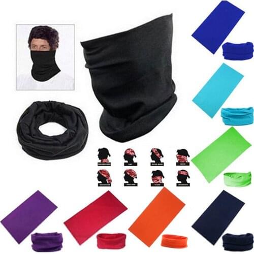Unisex Outdoor Seamless Balaclava Magic Scarf Men Women Sun Protection Bandanas Neck Gaiters Men Cycling Hiking Scarf Headwear