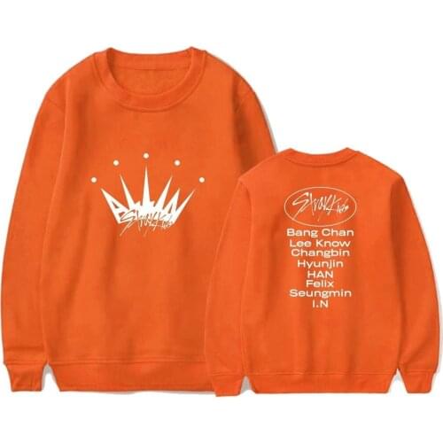 Straykids Sweater Album All In Korean Kpop Unisex Long-sleeve Loose Oversize 4XL Solid Streetwear Crewneck Pullover Sweatshirt