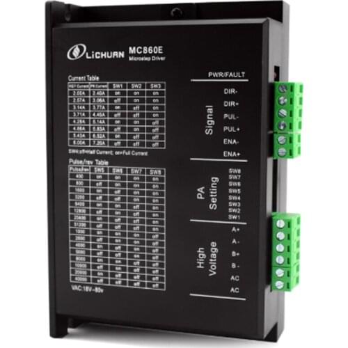 High precision 2-phase NEMA34 hybrid stepper motor driver DSP AC/DC48V MC860E replace DM860