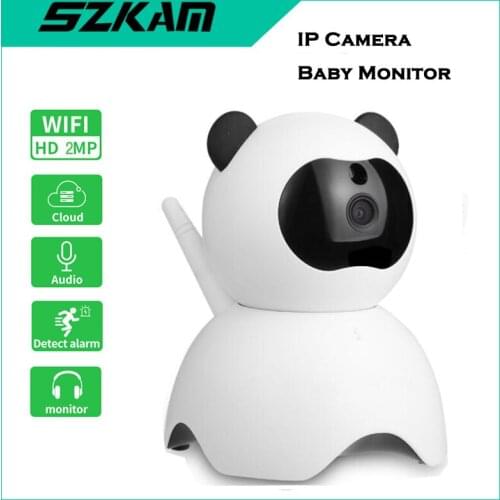 Szkam 1080P 360°PTZ WIFI Ip Camera Baby Monitor Webcam Onvif Infrared Night Vision Smart Home Video Surveillance Wireless Camera
