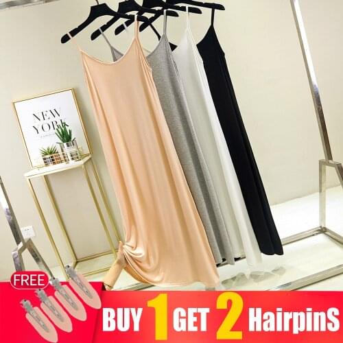 Women Clothes Sexy Summer Dress Even Plus Even Big Round Neck Korean Mid-length Suspender Vintage Sleeveless Long Black Dresses