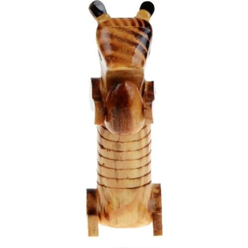 2xWooden Swing Squirrel Shapes Woodcraft Kids Toy Home Decor Gift