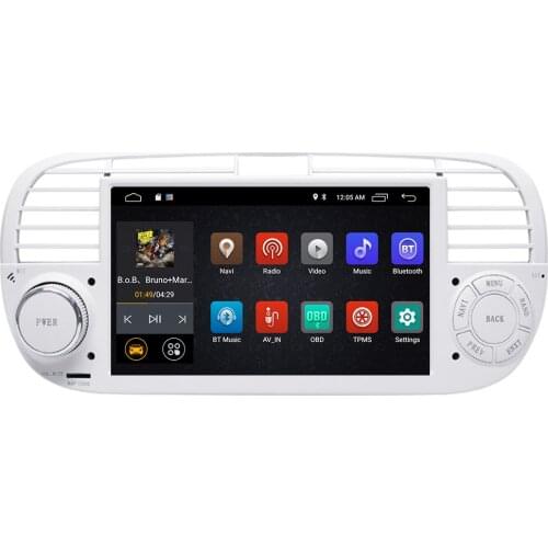 CarPlay autoradio Android10 eight Core Car Dvd media Player FOR FIAT 500 Radio Multimedia Buit in DPS CAR GPS NAVIGATION wifi 4g